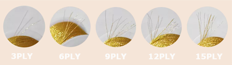 123g 6Ply Gold and Silver Silk Muti-Strands Embroidery Thread for Hand Craft Projects