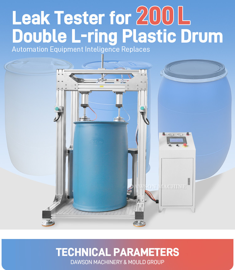 Double Heads Hdpe Jerrycan Leak Detecting Testing Machine