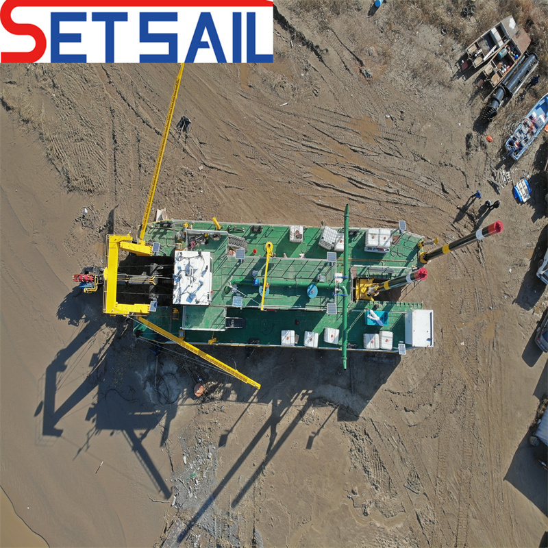High Efficiency Diesel Engine Wheel Bucket Dredger for River Sand