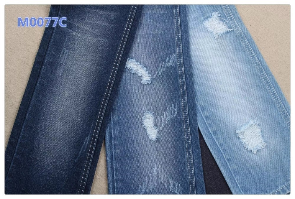 Dark Blue 58 59" Width 10.5oz 100 Percent Cotton Denim Fabric Denim Jean Material