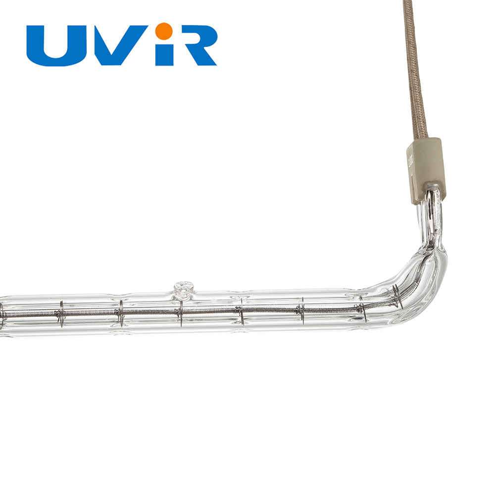 U-shaped Uncoated Halogen Quartz Glass Infrared Heating Element Tube for Industrial