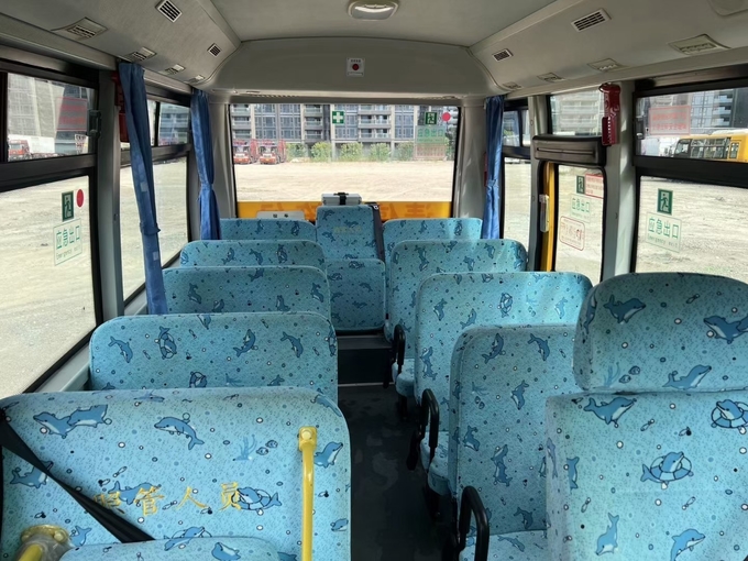 Wuling 19 Seats Used School Buses Gasoline Fuel Refurbished School Bus