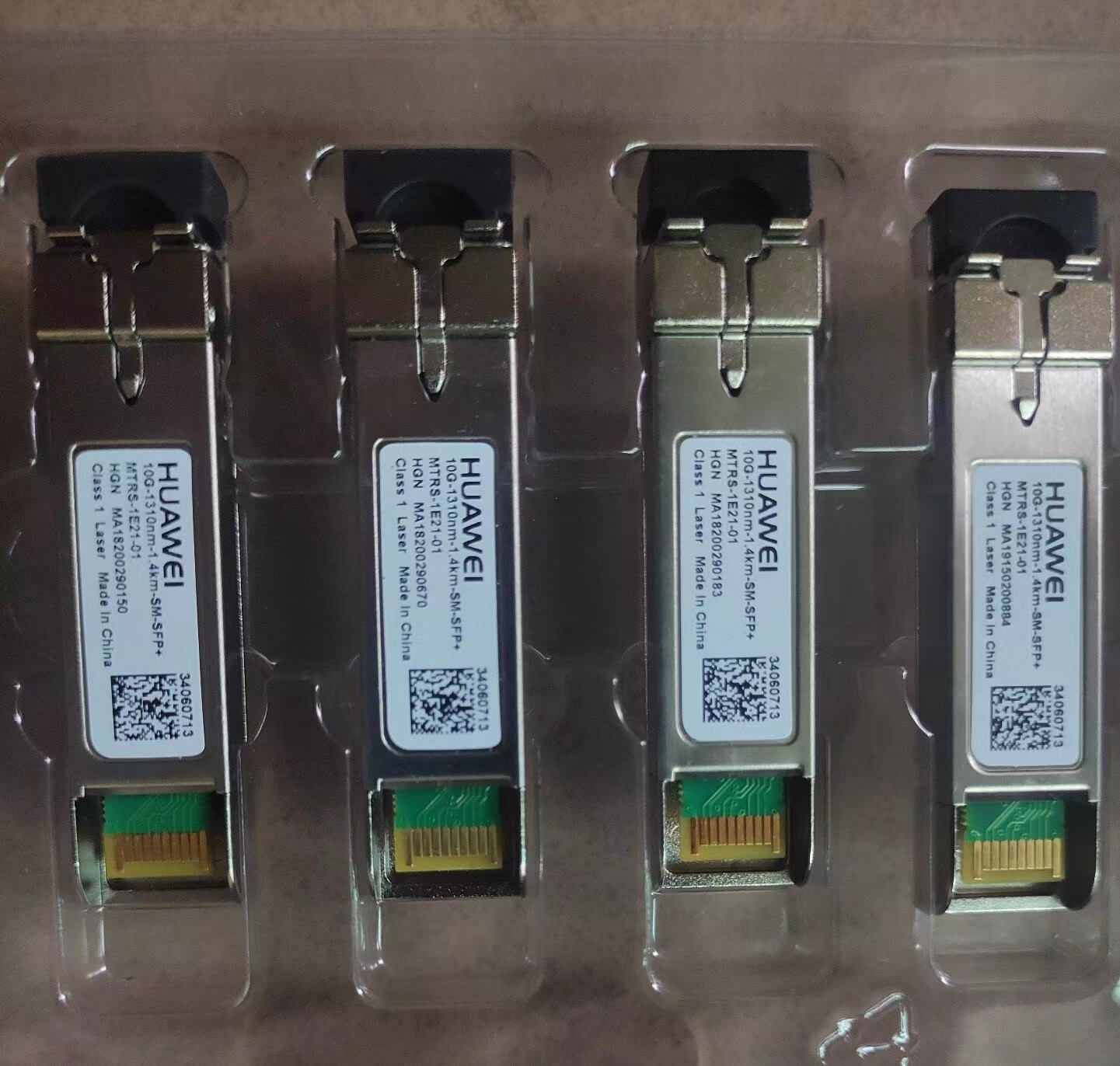 Part No.34060713 Huawei Original Optical Transceiver , SFP+,1310NM, LC, SM, 1.4KM