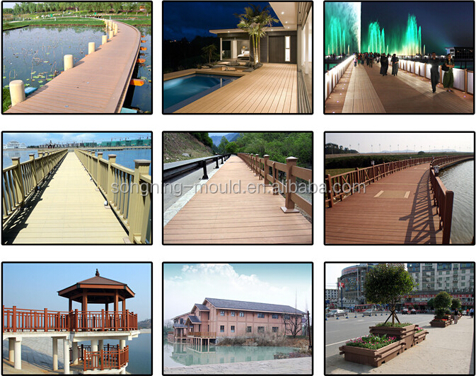 Modern Design Wood-Plastic Composite Terrace Decking for Eco-Friendly Functionality