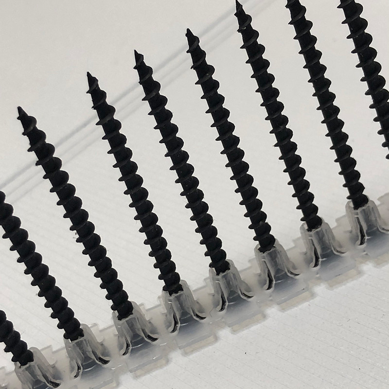 75mm Collated Drywall Screws 8 Gauge 3 In Grey Phosphated Bugle Head