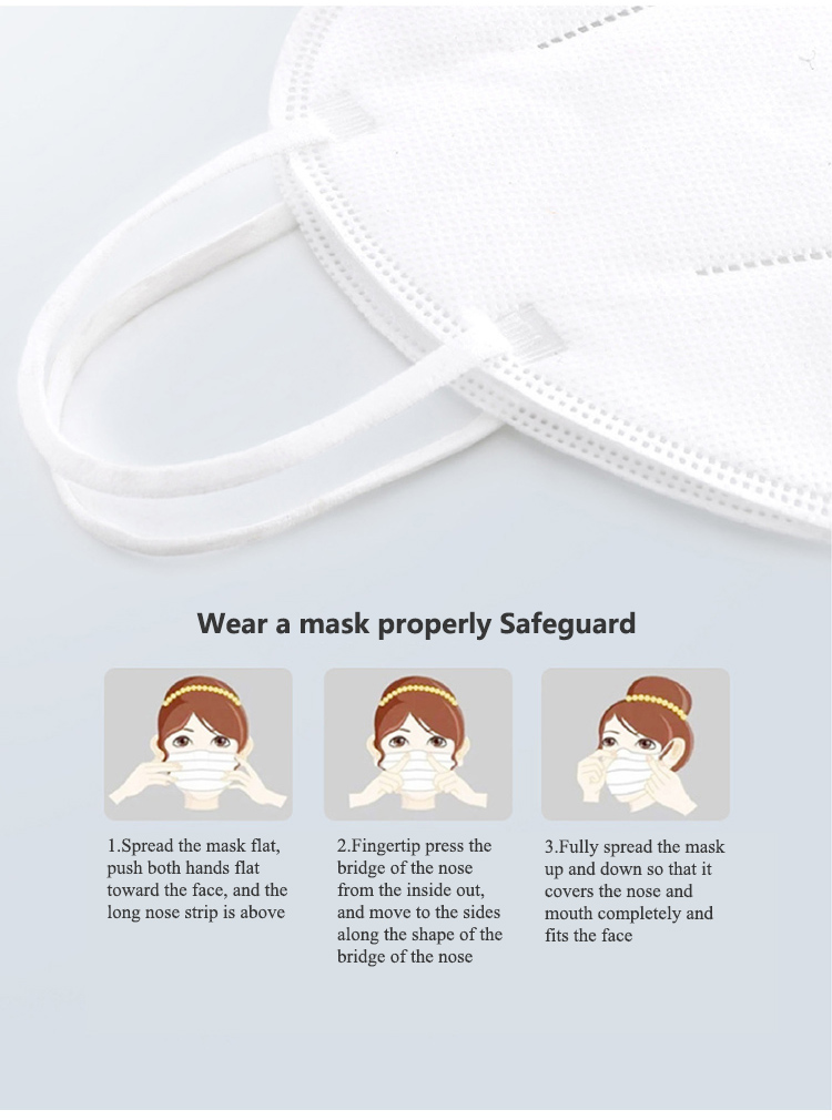 KN95 3 layer disposable Earloop face mask