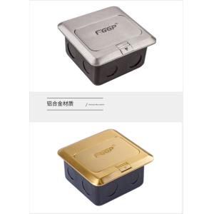 Fggp RJ45 Floor Socket Hdmi Vga Data Floor Electrical Outlet With 3 Modules