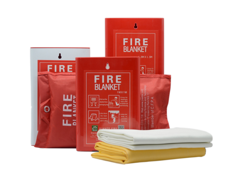 100% Fiberglass Fabric Fire Extinguisher Blanket 1.5m*1.5m