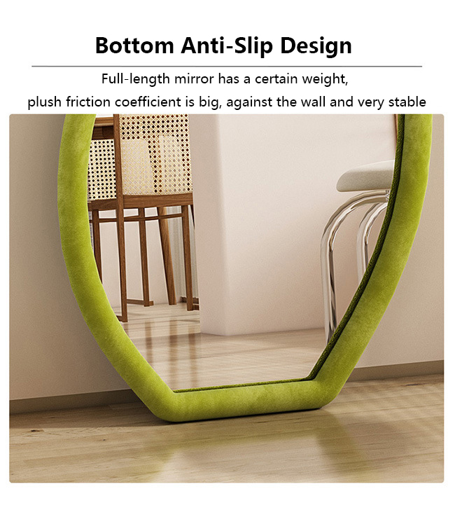 Custom Standing Arched Floor Mirror Full Length 78x108cm
