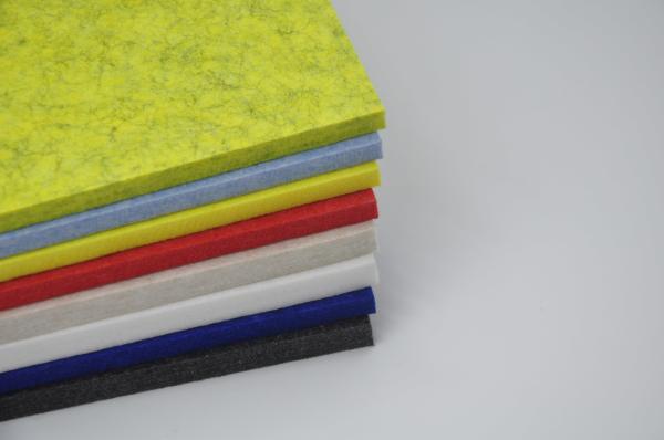 PET Acoustic Noise Cancelling Panels Felt Sound Absorption Wall Panel 1650gsm