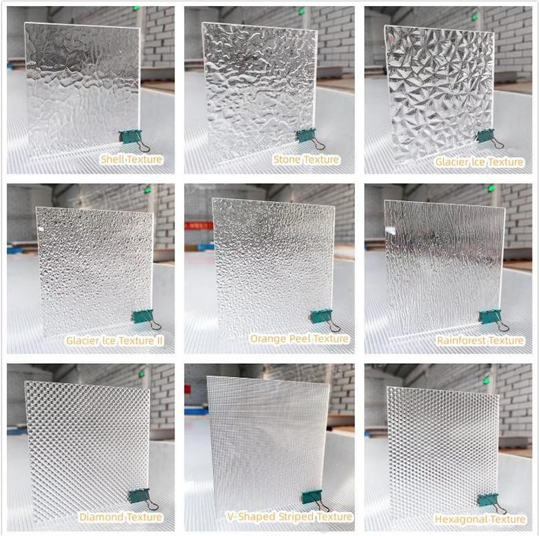 Reeded Decorative Pattern Grey Acrylic Perspex Sheet in 1220*2440mm for Interior Decoration