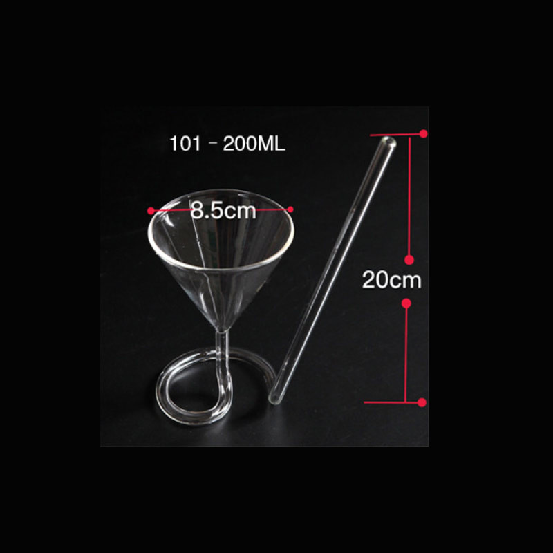 Eco Friendly Personalized 200ml Straw Cocktail Glass