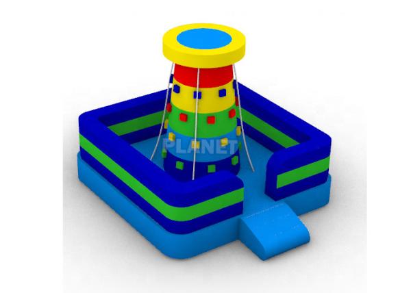 Outdoor Commercial Inflatable Bounce House Rock Color Inflatable Rock Climbing