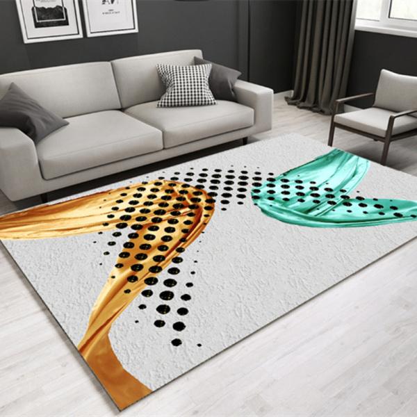 Modern Simplicity Machine Washable Living Room Rugs Nordic Scandinavian Style