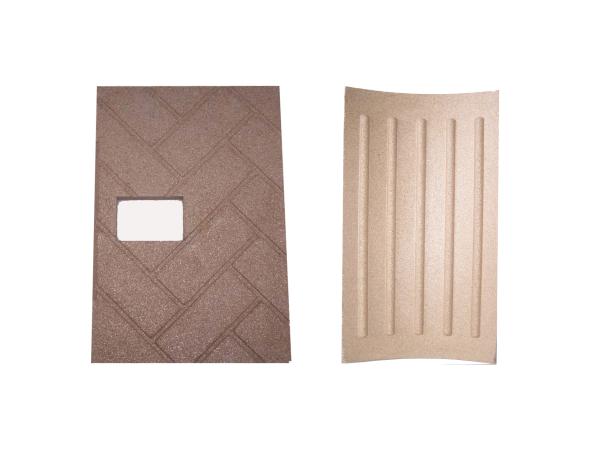 400-1200kg/m3 Vermiculite Fire Brick Board , Multipurpose Fireplace Insulation