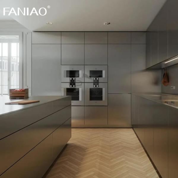 Manufacturer High Quality European Style Luxury 304 Stainless Steel Kitchen