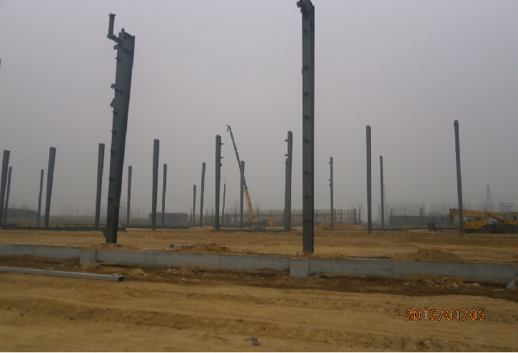 H Beam Pre Engineering Steel Building Steel Structure Industrial Warehouse Construction
