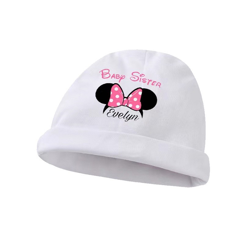 Custom Sublimation Blanks Baby Warm Hat Cuffed Brim For Sublimation Photo Printing