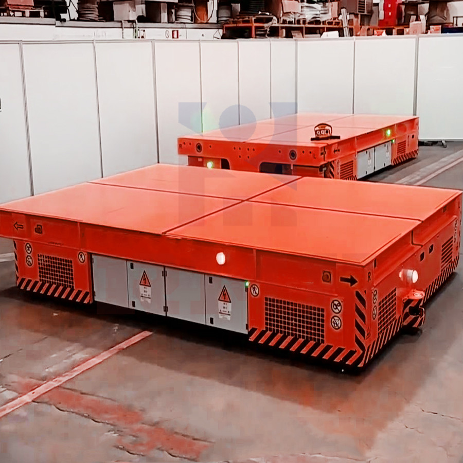 Battery Powered DC Motor 10 tons Stainless Steel Materials Electric Die Transfer Cart