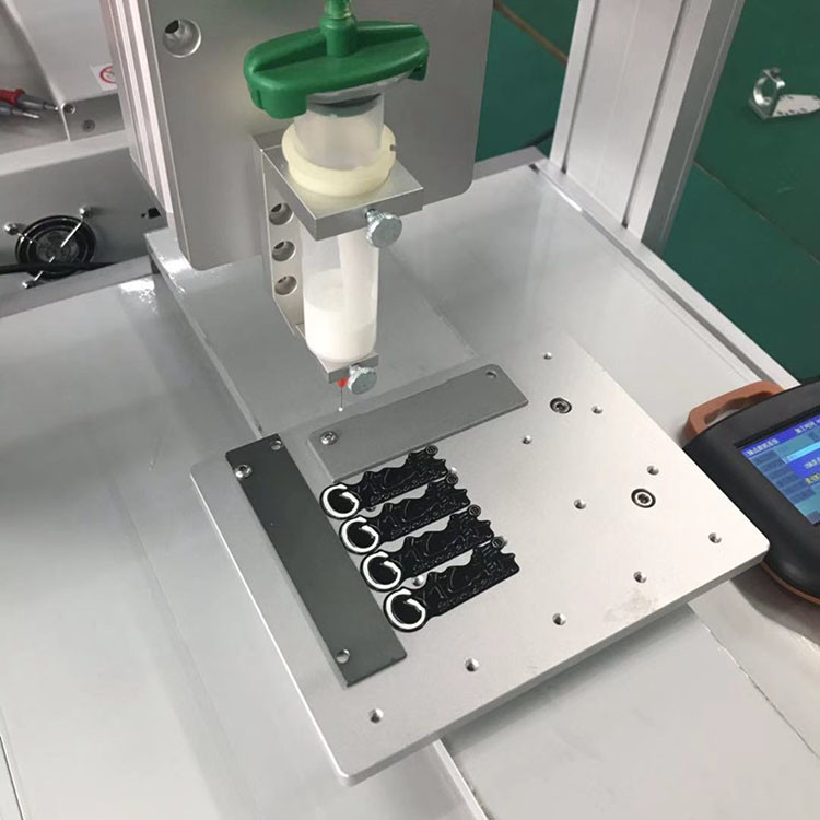 Epoxy Resin AB Glue 3 Axis Dispensing Robot Potting Coating Machine Automatic Cleaning