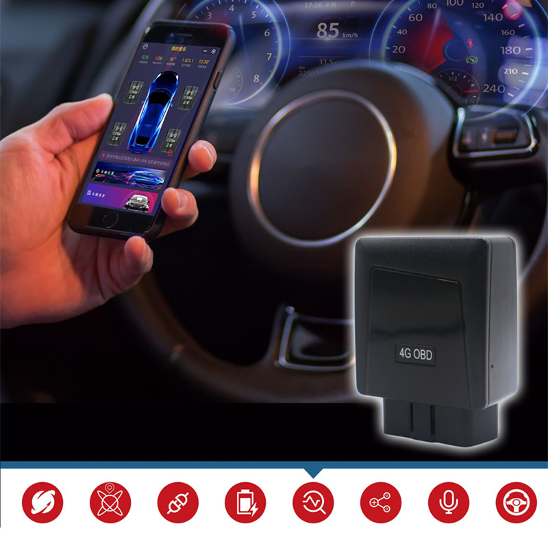 W45mm Mini Plug Play Terminal App Hidden Gps Tracker For Car VT005
