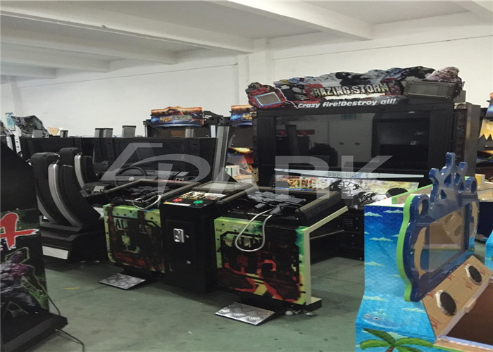 Hardware Material 4 Gun Shooting Arcade Machines Exciting L1500 * W2050 * H2250