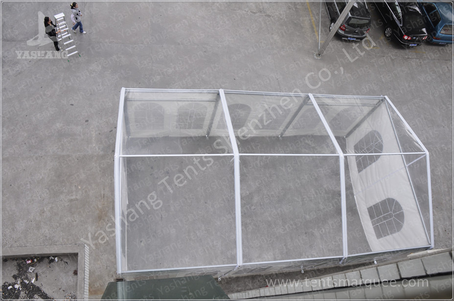 Clear Roof Cover Fabric Building Structures Portable Big Tents For Rent