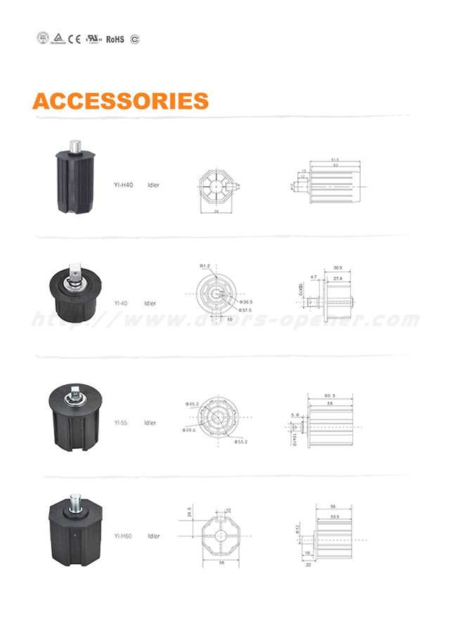 35E AC 120W 17RPM Tubular Motor Roller Shutter