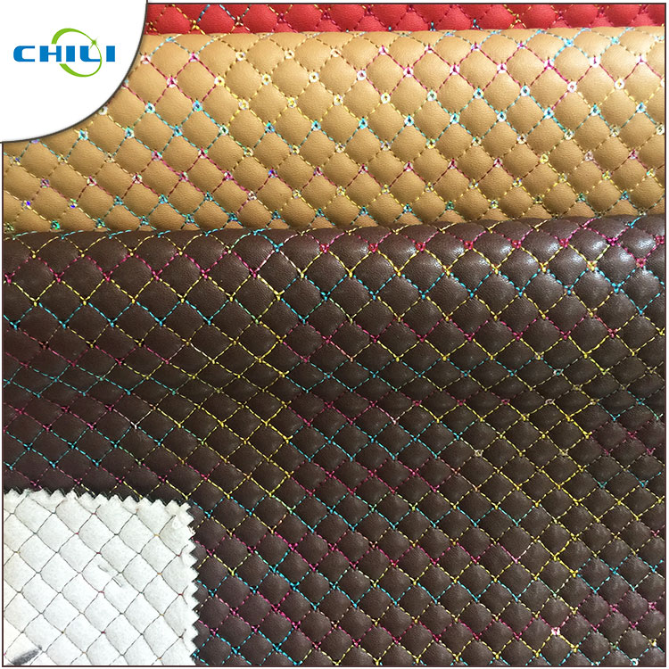 2019 Fashionable New Design Embossed Rexine Shoe Leather