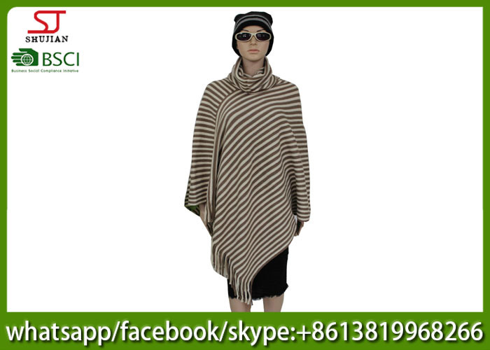 390g 100*90cm 100%Acrylic knitting jacquard tassel snood linking clothes waistcoat best price factory keep warm