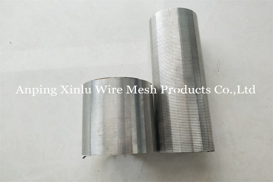 DN200 Filter Slot 35-100 Mesh Johnson Type Vee Wire Screen Pipe