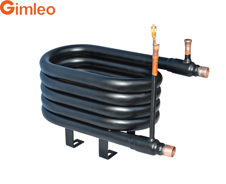 Compact Tube In Tube Heat Exchanger GY-0060C for and Refrigerant Pump with Copper Tubes
