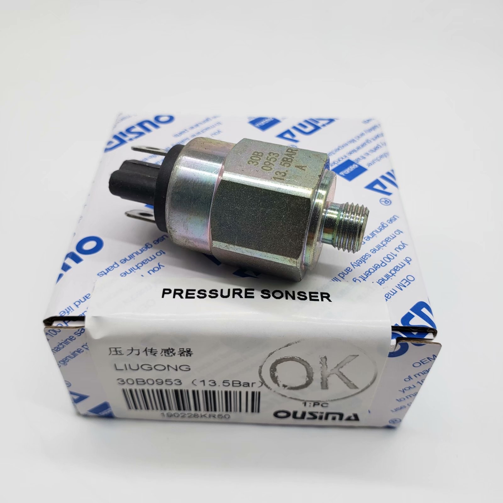 OUSIMA Eletric Excavator 30B0953 13.5 Bar Pressure Sensor
