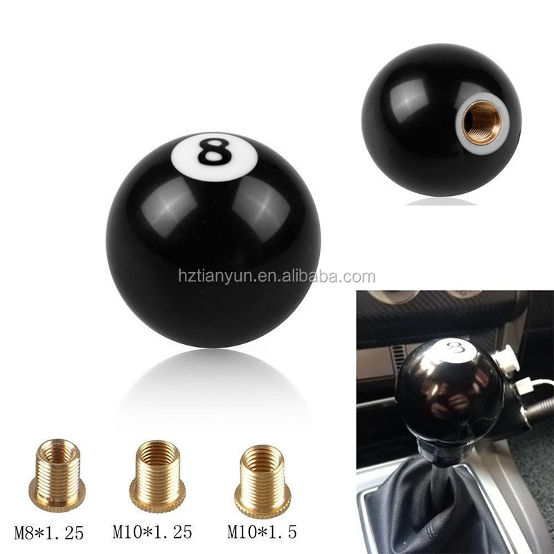 American Shifter Billiard Ball Gear Shift Knob , Acrylic Gear Shift Knob Car Accessory