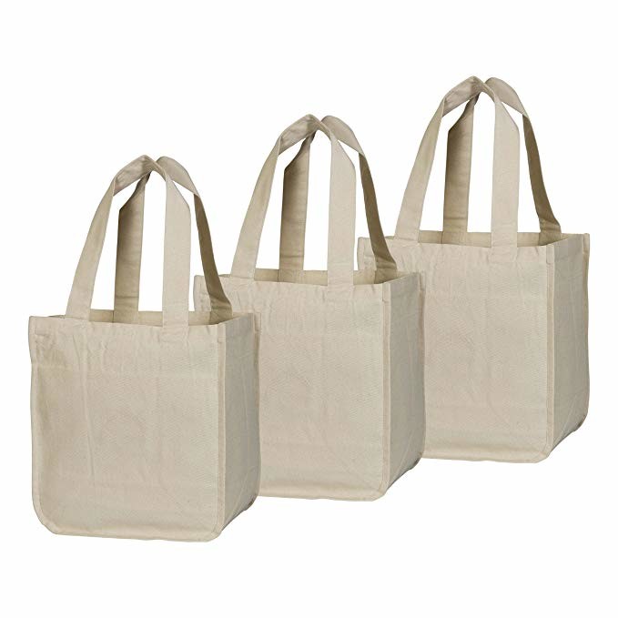 Durable Stylish Sturdy Recycle Shopping Bags Large Capacity Silk Printed Logo