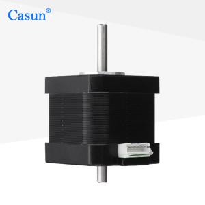 20mm Length Dual Shaft Motor NEMA 17 0.40N.M 0.4A For Print Head With CE