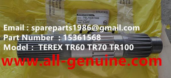 15361568 SHAFT TEREX NHL DUMP TRUCK TR35 TR50 TR60 TR100 CUMMINS ALLISON UNIT