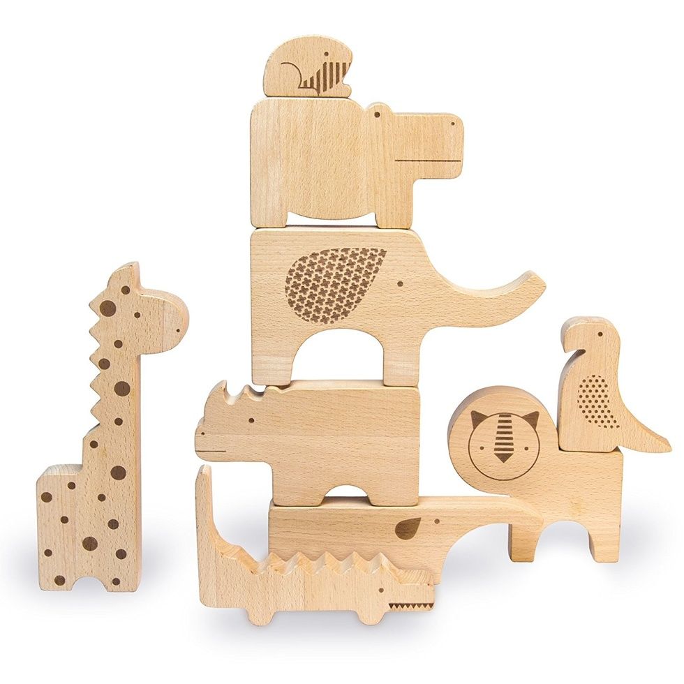 DIY Educational Wooden Educational Puzzle 2- 4 Years Wooden Animal Puzzle