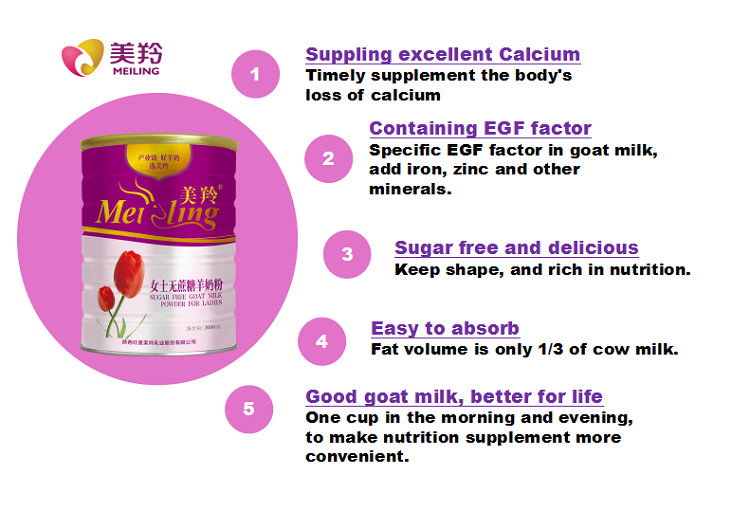Beauty Skin 800gm Fresh Adult Lady Sheep Milk Powder
