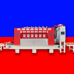 Grinding Function PLC Automatic Continuous Granite Marble Stone Bush Hammering