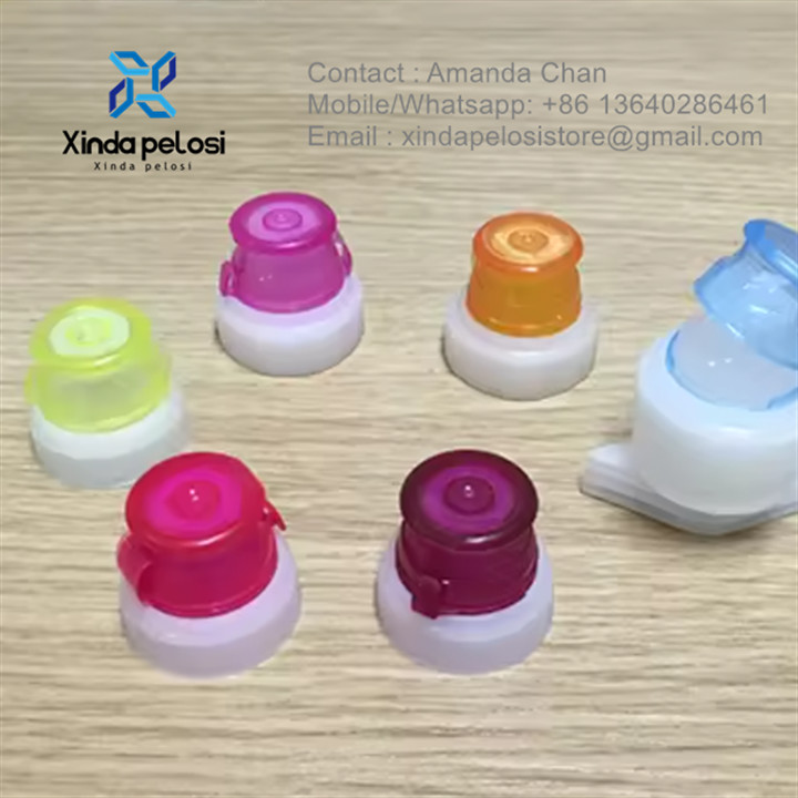 Custom Spout Pouch Cap Plastic Bottle Cap For Beverage Dispensing