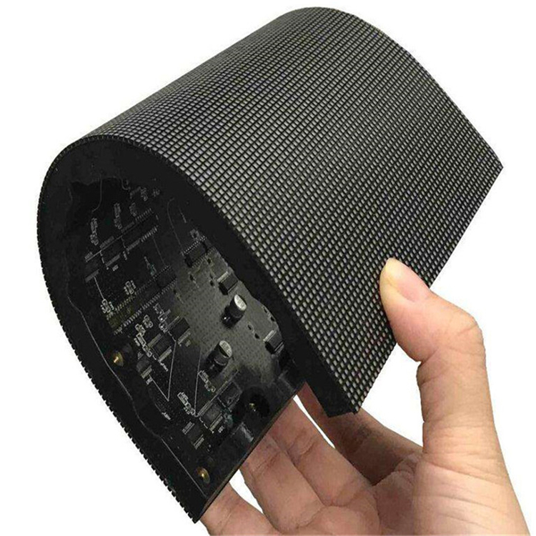 RGB Lightweight Flexible Video Wall , Multifunctional Curve LED Screen