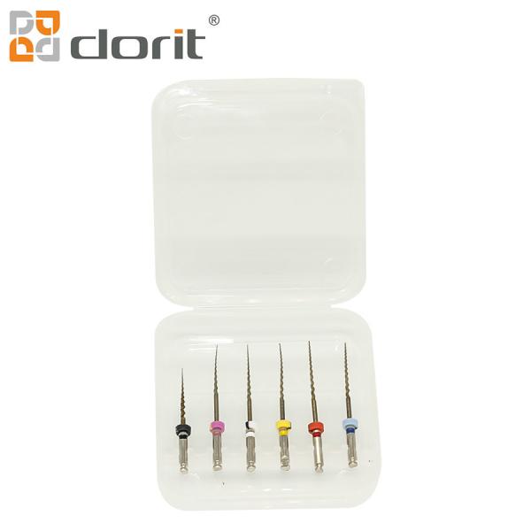 Gold Thermal Dental Endo Files Great Sharpness Nickel Titanium Rotary Endodontic