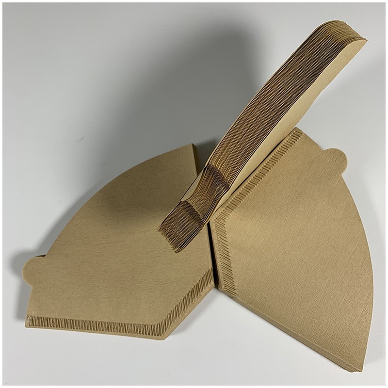 Unbleached Cone Shaped Coffee Filter Paper 100 Count Natural