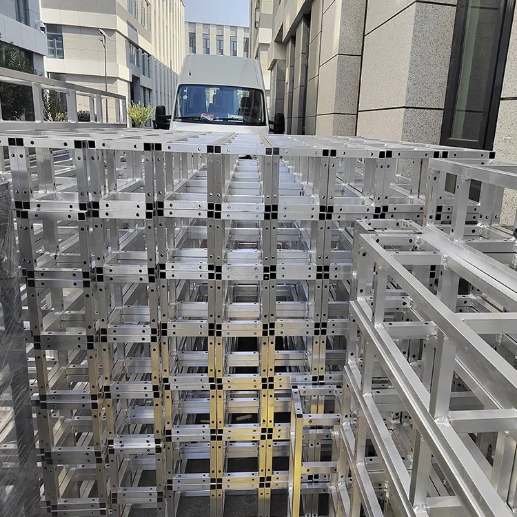 Lightweight Aluminum Bolt Square Truss , Square Aluminum Truss Manufacturers