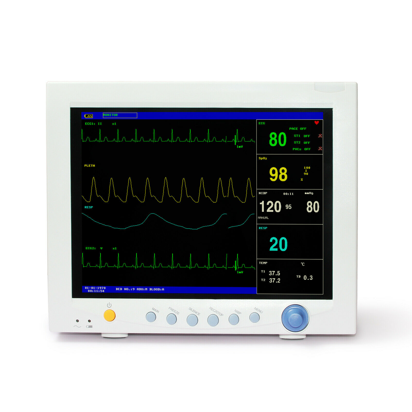 Vital Signs 6 Parameter Patient Monitor ICU CCU Patient Monitor
