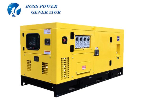Soundproof Quanchai Diesel Generator , Diesel Fuel Generator Spray Coating