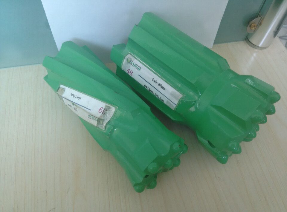 4" T45 / T38 Retrac Button Drill Bit , Drop Center Rock Drilling Tools