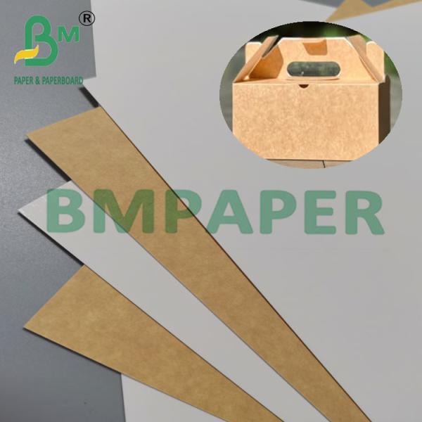 325g 787mm High Durability White Top Coated Kraft Board For Gift Box