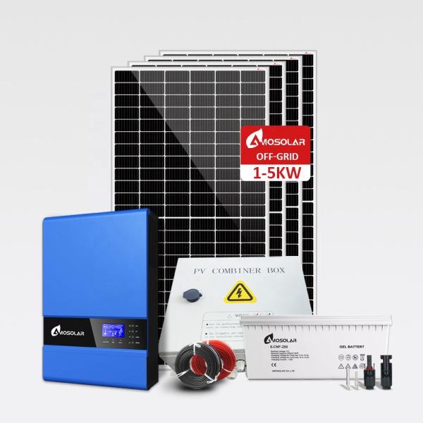 5kw Solar Battery System Off Grid 5kva 5000w Solar Systems Grid Tie Backup Set